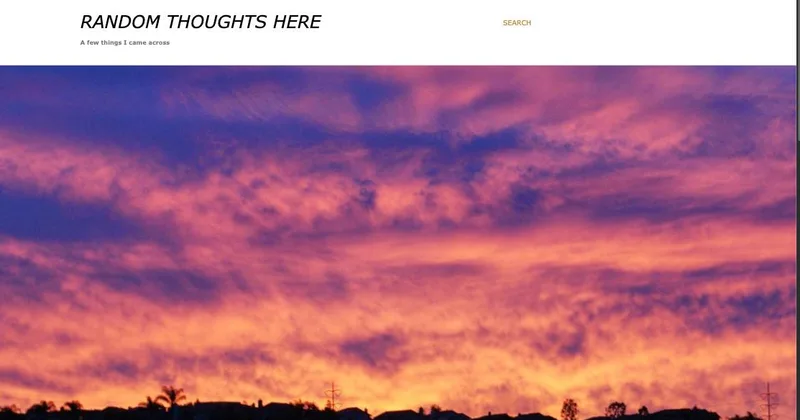 Random Thoughts Here (archive)